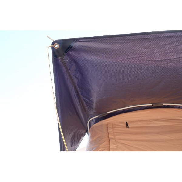 Takt�lt Softshell 240�160 cm | 10 000 mm vattent�tt | Madrass & stege ing�r | Trekkrunner