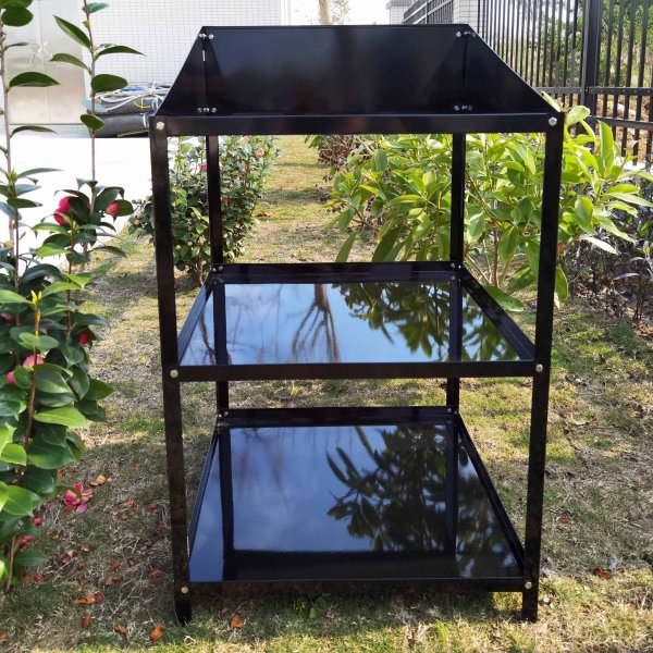 Växthushylla med tre nivåer - Aluminium Växthushylla med tre nivåer - Aluminium