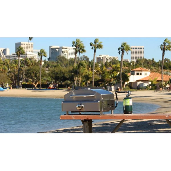 Portabel gasolgrill | Helt rostfri | Hampton Portabel gasolgrill | Helt rostfri | Hampton