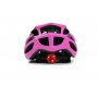 Cykelhjlm med LED-lyse - Rosa/gr