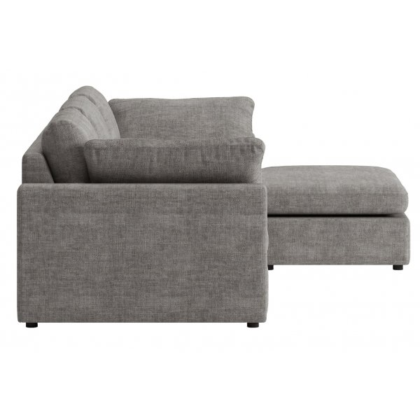 Falkenberg Divansoffa | Vändbar Divan & Pocketfjädrar | Stor Soffa i Grått Tyg 296 cm Falkenberg Divansoffa | Vändbar Divan & Pocketfjädrar | Stor Soffa i Grått Tyg 296 cm