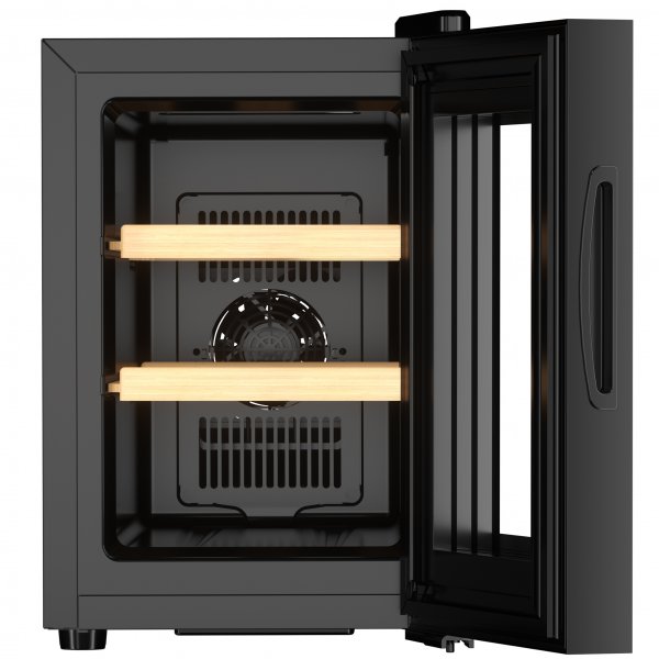 Liten vinkyl 6 flaskor | Extra tystgående | LED-belysning | 26,5cm smal Liten vinkyl 6 flaskor | Extra tystgående | LED-belysning | 26,5cm smal