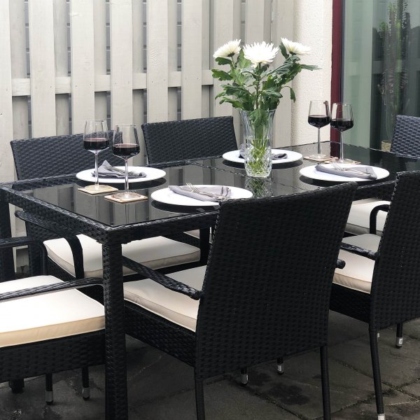 Matgrupp utemöbler | 6 stolar | Lyfco Boarp Matgrupp utemöbler | 6 stolar | Lyfco Boarp