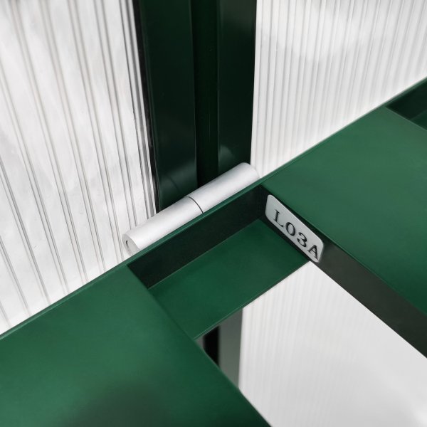 V�ggh�ngd hylla till v�xthus - Aluminium