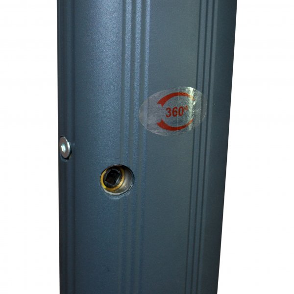 Rektangulrt premiumparasoll 3x4m | Kraftig konstruktion | Gr