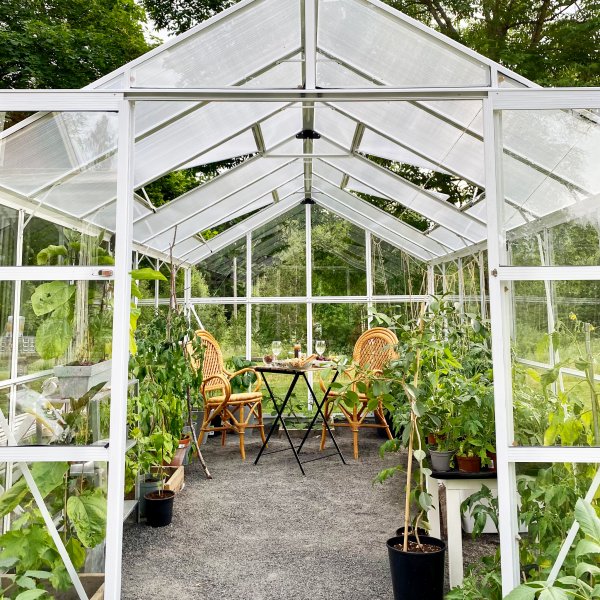 Glasväxthus 11,1m² | 4mm säkerhetsglas | 5 års stormgaranti Glasväxthus 11,1m² | 4mm säkerhetsglas | 5 års stormgaranti
