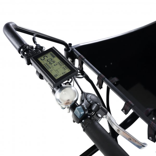 Eldriven cargobike | 250W - 16Ah | 6 växlar | LG-batteri - Pro Eldriven cargobike | 250W - 16Ah | 6 växlar | LG-batteri - Pro