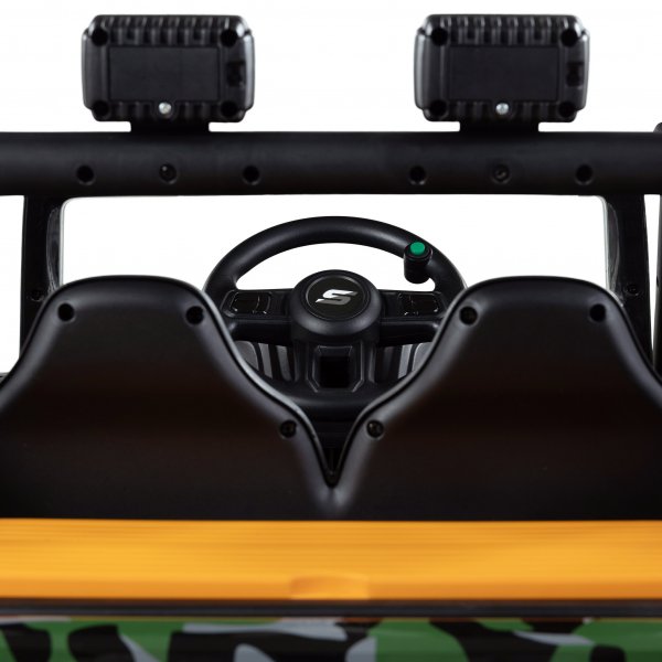 Terr�ngbil - Elbil f�r barn 70W - Kamouflage