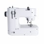 Symaskin elektrisk med bord | 39 S�mmar & tvillingn�l | LED-belysning | Vit/Svart