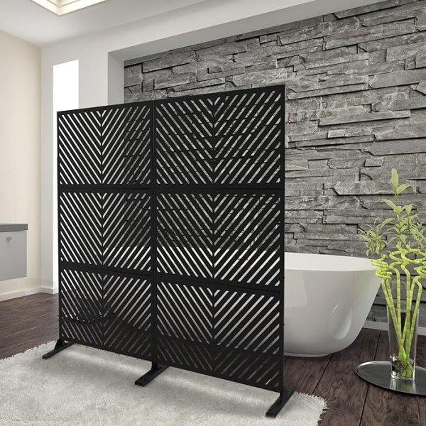 Insynsskydd | Inredningsskrm | 120x184 | Svart