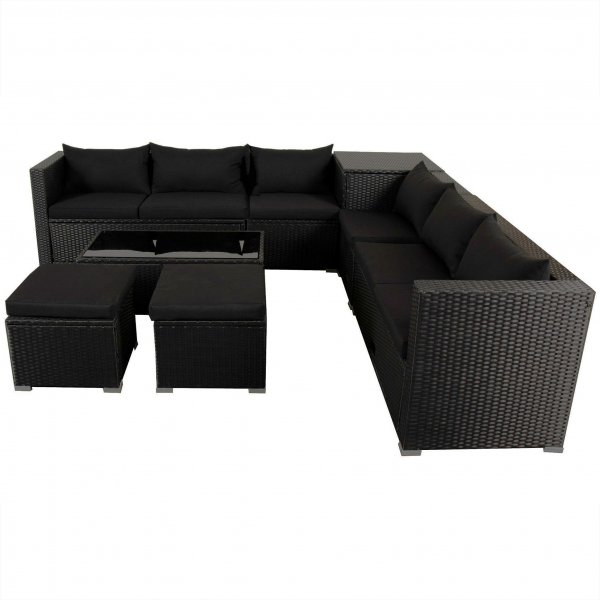 Exklusiv loungegrupp | Inbyggd förvaring | Svart konstrotting | Djursvik 2024 Exklusiv loungegrupp | Inbyggd förvaring | Svart konstrotting | Djursvik 2024