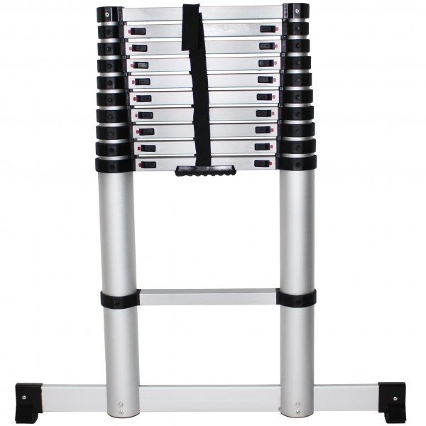 Teleskopisk stege | 3,3 meter - 10 steg | Aluminium Teleskopisk stege | 3,3 meter - 10 steg | Aluminium