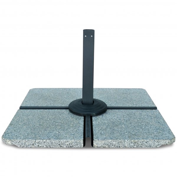 Rektangulrt premiumparasoll 3x4m | Kraftig konstruktion | Beige