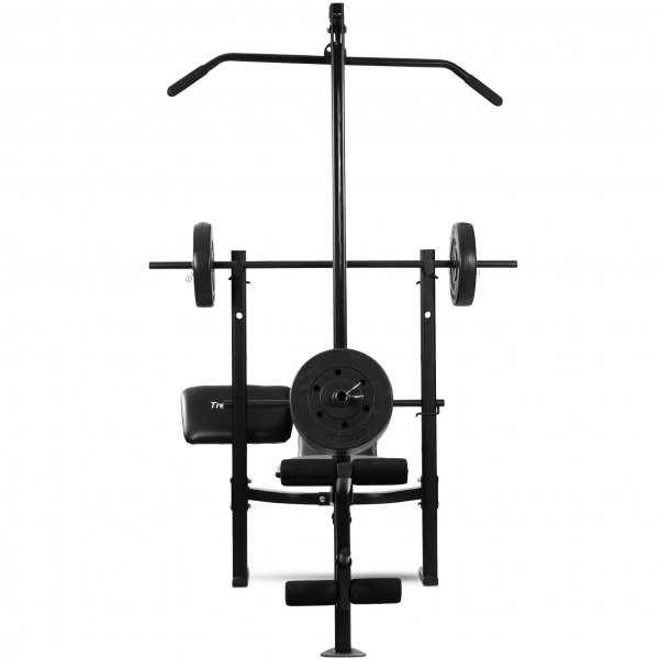 Trningsbnk / Skivstngsset Viking | Lat Tower, skivstng och vikter