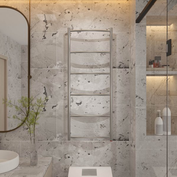 Elektrisk handdukstork 50x120x9cm | Rostfritt stål | OH-004 Elektrisk handdukstork 50x120x9cm | Rostfritt stål | OH-004