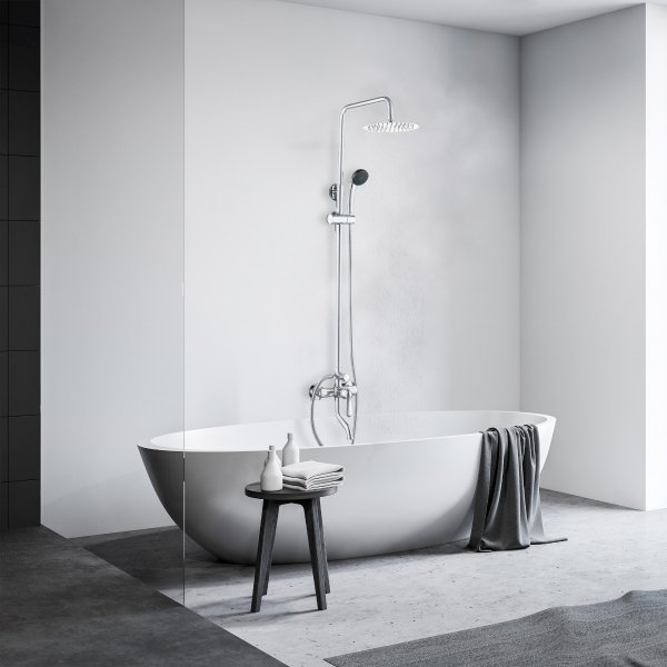 Komplett takduschset med blandare | Rostfritt stl - FD-8788A