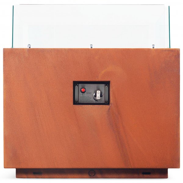 Gasoldriven eldstad i cortenstl | Fr utomhusmilj | Vilhelmina