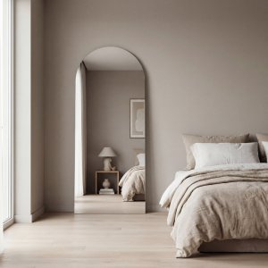 Helkroppsspegel | V�ggh�ngd/golvst�ende | Valvformad | Leona
