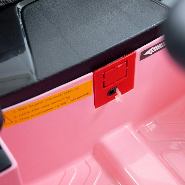 Elbil för barn | 12v - 2x25W | Cab - Rosa Elbil för barn | 12v - 2x25W | Cab - Rosa