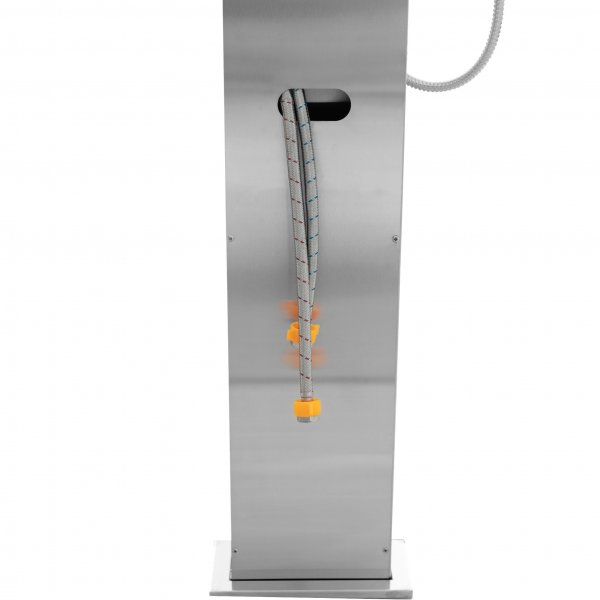 Exklusiv utedusch med massage | Rostfritt st�l