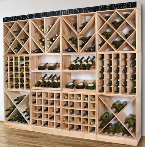 Rutnts vinhylla fr 30 Flaskor | 60x30 cm | Arvino