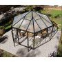 Gazebo 12,7m | Stort premiumvxthus| Stormgaranti | 4 mm skerhetsglas