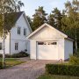1 Garageport takskjutport med fjärrstyrning | 2,4m bred | Med fönster