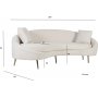 Eses 3-sits soffa – Beige Bouclé | Generös loungesoffa med exklusiv textur Eses 3-sits soffa – Beige Bouclé | Generös loungesoffa med exklusiv textur