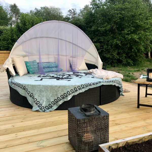 Rund utomhus sols�ng 230cm | Konstrotting | Lyfco H�llviken