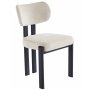 Matstol i beige tyg med svarta metallben | Callum 4-Pack Matstol i beige tyg med svarta metallben | Callum 4-Pack