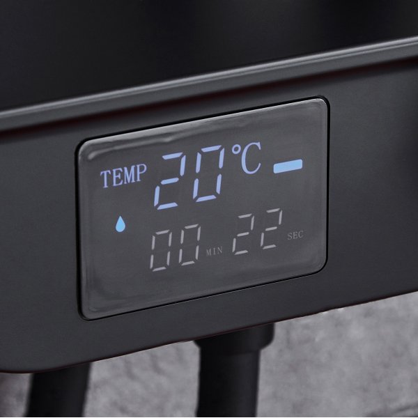 Takduschset med LED-display | Svart Takduschset med LED-display | Svart