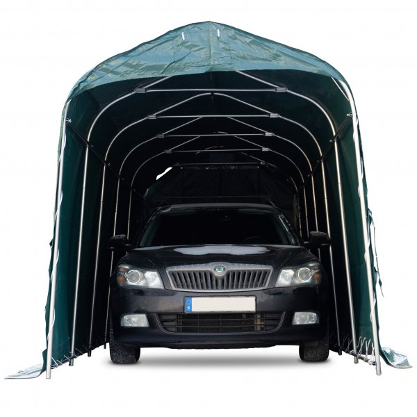 Garagetält 2,4x6m | 14,4m² - 500g/m² | PVC - Grön Garagetält 2,4x6m | 14,4m² - 500g/m² | PVC - Grön