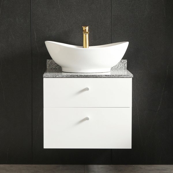 Kommod 60cm | Bänkskiva i marmor | Med tvättställ | Cauda Kommod 60cm | Bänkskiva i marmor | Med tvättställ | Cauda