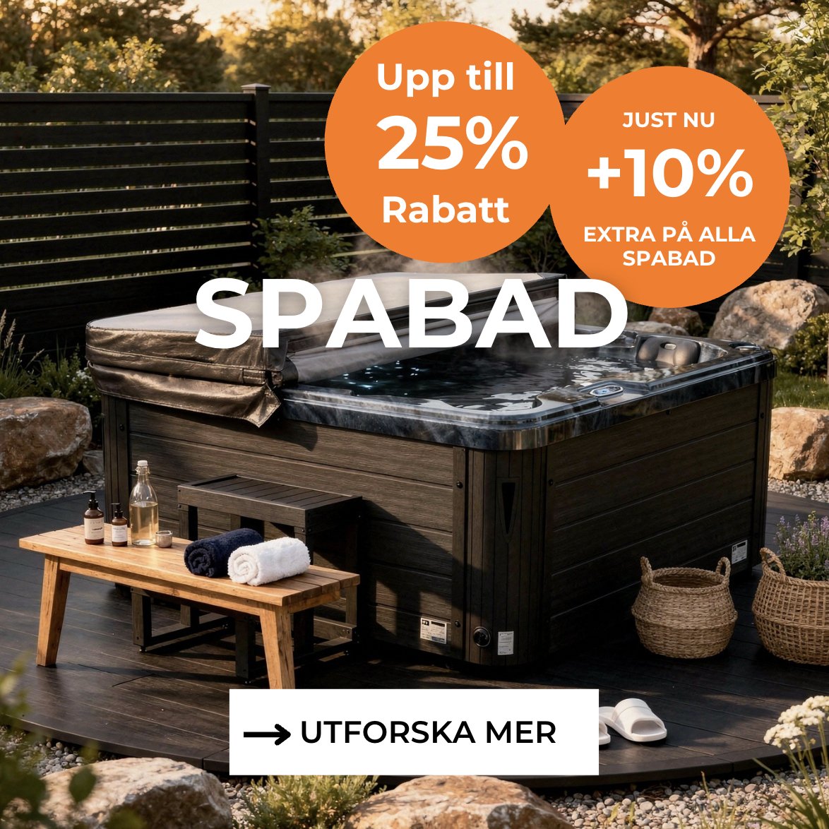 Spabad 10% extra