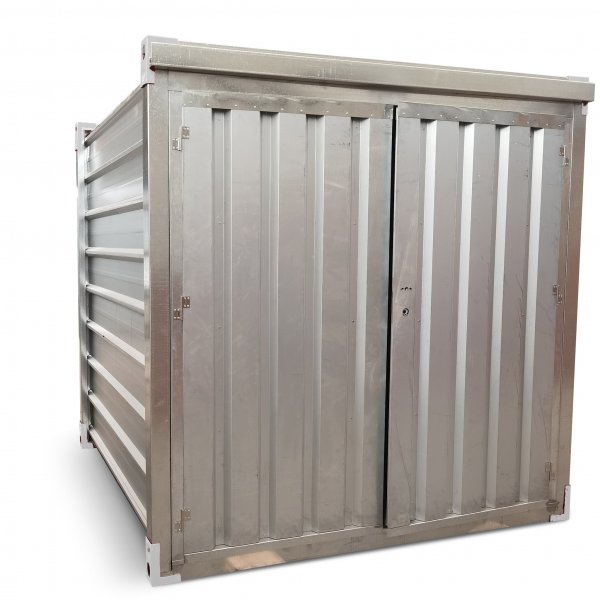 Förvaringscontainer 2x2x2m | 500kg/m² | Galvaniserat stål | Oden Förvaringscontainer 2x2x2m | 500kg/m² | Galvaniserat stål | Oden