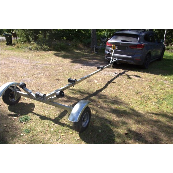Bttrailer med vinsch | Maxlast 540kg | 469x180cm