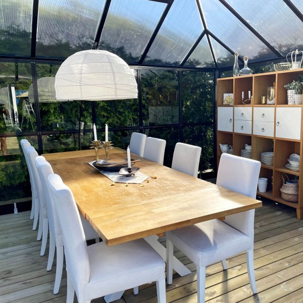 Premiumväxthus 19m² | 5 års stormgaranti | 4mm säkerhetsglas | Gazebo Premiumväxthus 19m² | 5 års stormgaranti | 4mm säkerhetsglas | Gazebo