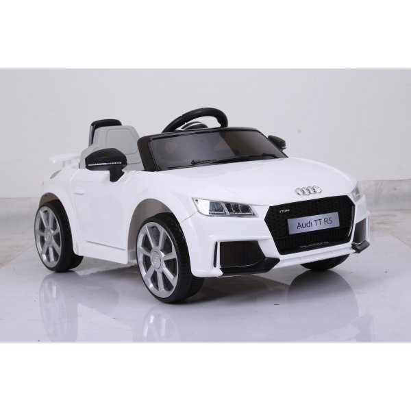 Elbil f�r Barn | Audi TT RS Roadster | 2.4G Fj�rrkontroll | Vit