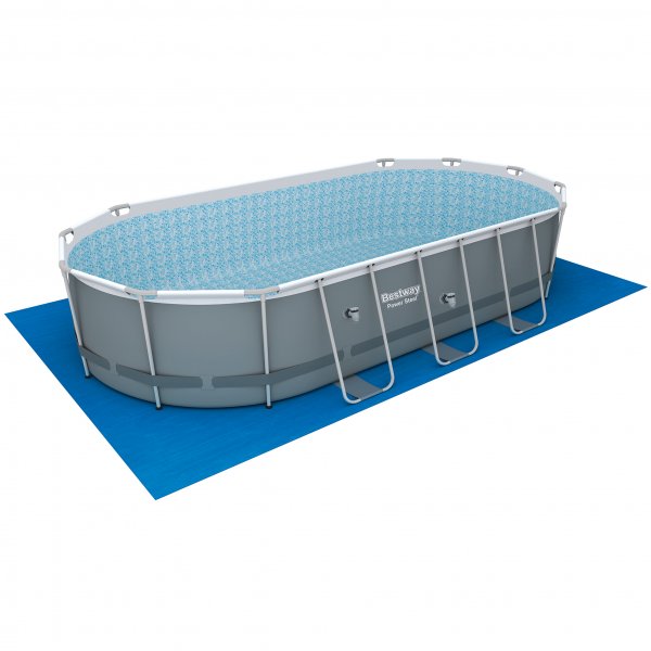 Bestway pool ovan mark 5,5x2,7m - 1,2m djup | Power Steel Oval (56710) Bestway pool ovan mark 5,5x2,7m - 1,2m djup | Power Steel Oval (56710)