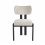 Matstol i beige tyg med svarta metallben | Callum 4-Pack Matstol i beige tyg med svarta metallben | Callum 4-Pack