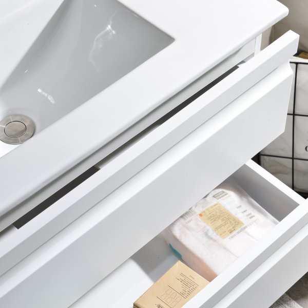 Tv�ttst�llssk�p/kommod - Vit - YX-C0097