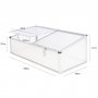 Minivxthus 108x56cm | Kanalplast | Aluminiumram