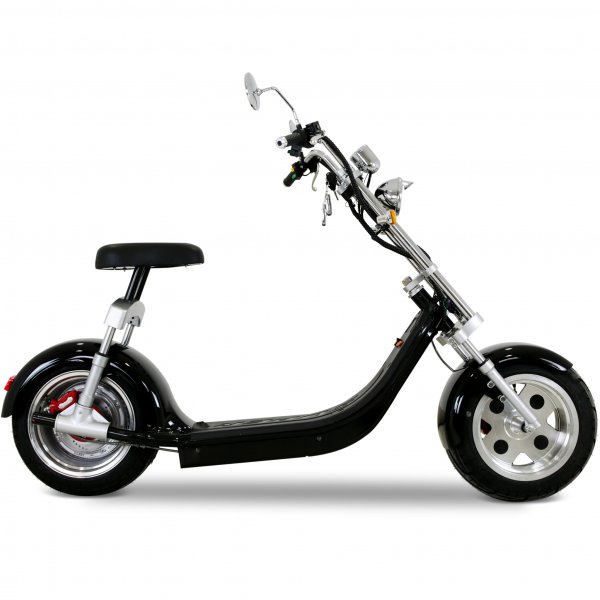 Retro fatscooter premium 2000W - LG litiumbatteri - Aluminiumfälgar Retro fatscooter premium 2000W - LG litiumbatteri - Aluminiumfälgar