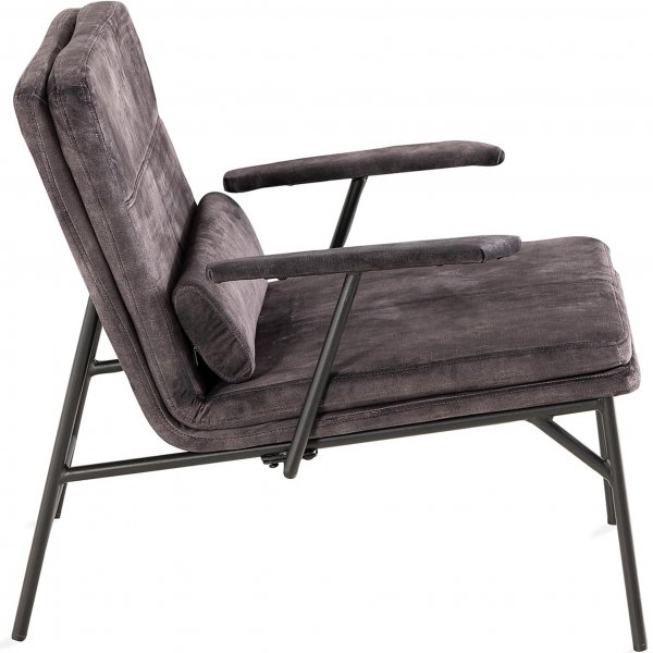 Fåtölj i brun sammet | Versoix Fåtölj i brun sammet | Versoix