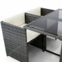 Platseffektiv matgrupp | 4 stolar i konstrotting |Lyfco Malmn