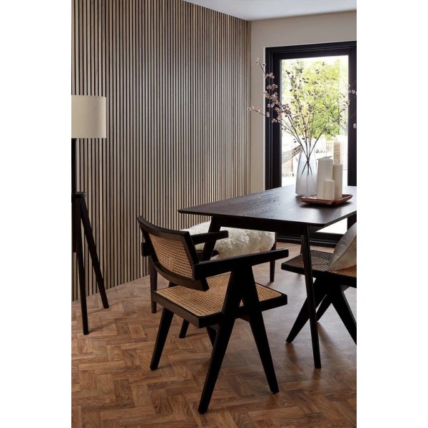 Tr�lamell akustikpaneler | 2400x600x21mm | Valn�t