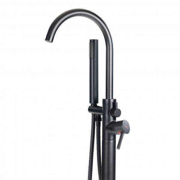 Golvblandare badkar | Fristående | FD-2207 | Svart Golvblandare badkar | Fristående | FD-2207 | Svart