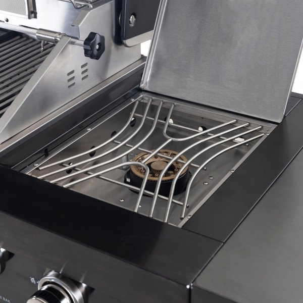 Rostfri gasolgrill/utekk | Varmluftsfunktion | New Orleans Blackline