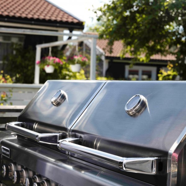 Dubbel gasolgrill med varmluftsfunktion | Denver Blackline Dubbel gasolgrill med varmluftsfunktion | Denver Blackline