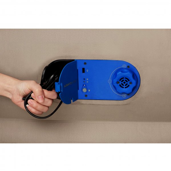 Extra h�g luftmadrass f�r 2 personer med inbyggd pump - AlwayzAire Fortech Airbed Queen